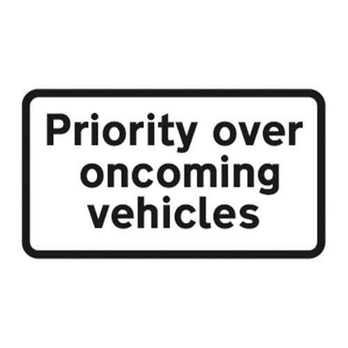 Centurion - 879 x 484 ACP 'Priority over oncoming vehicles' Road Sign ...