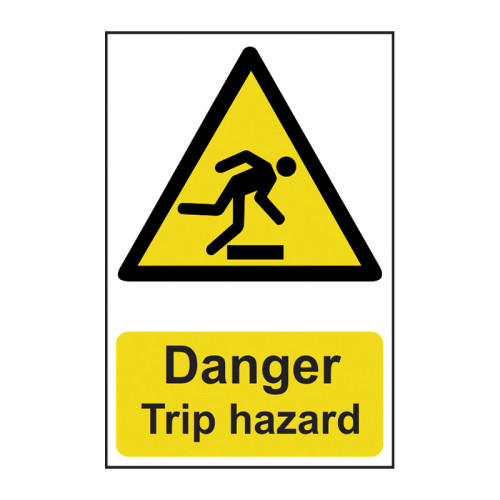 Centurion - Danger trip hazard - SAV (200 x 300mm)