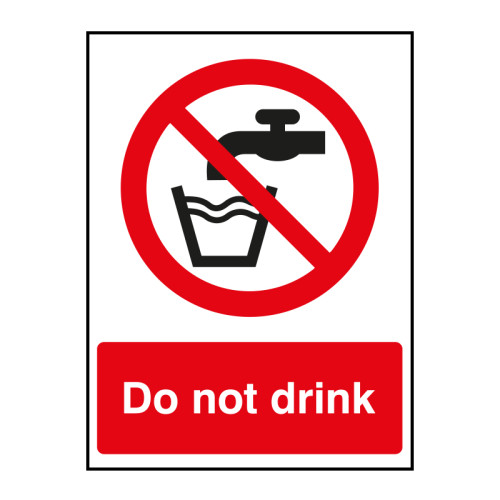 Centurion - Do not drink - SAV (75 x 100mm)