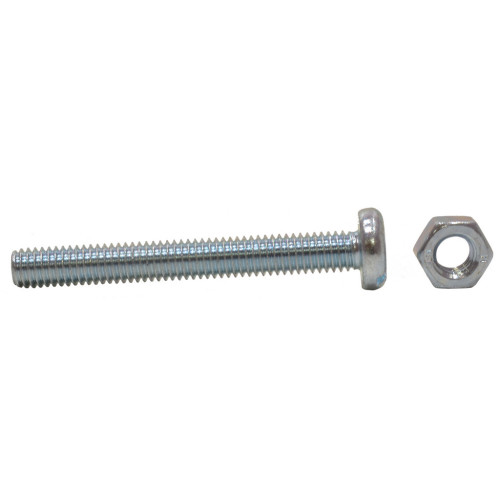 Centurion - M6 x 75mm ZP Machine Screws & Nuts (100), FA145L