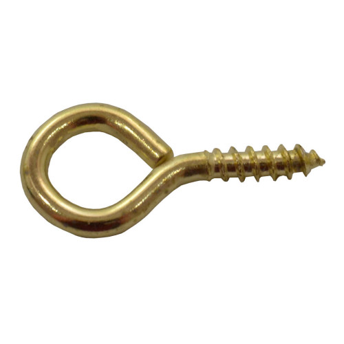 DuraSteel 0.125-in Black Steel Screw Eye Hook in the Hooks