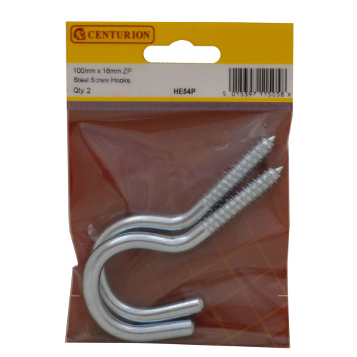 Centurion - Steel Ball End S Hook, 100mm, HE371L