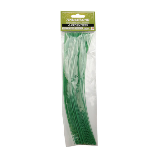 Centurion - Garden Plant Ties, Green, 250mm