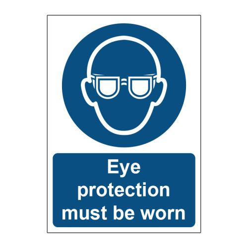 Centurion Eye Protection Must Be Worn Pp 148 X 210mm