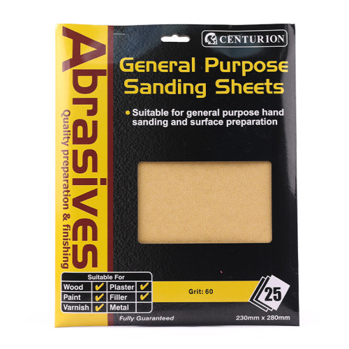 60 grit deals sandpaper