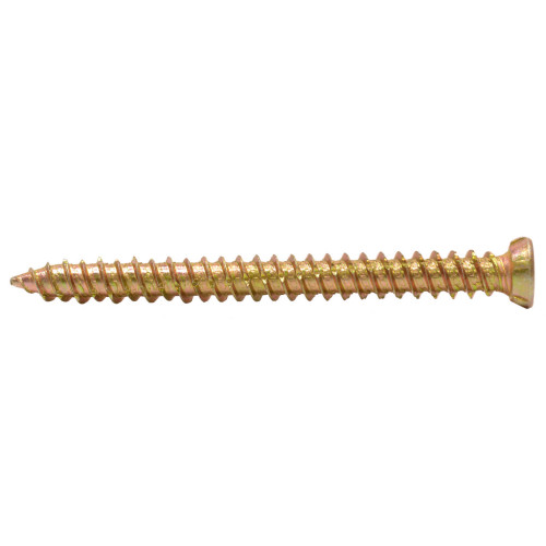 Centurion - Concrete Frame Screws, 7.5 x 82mm, Zinc Yellow Passivated