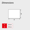 'Ice' Supplementary Road Sign, Aluminium Composite without channel (310mm x 234mm)