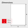 'Faulty Traffic Light' Temporary Road Sign, Lightweight Corrugated Plastic (420mm x 700mm) Pack of 2.