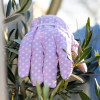 Mulch 'Garden Party' Gardening Gloves Size Medium - 3 Pairs - Pink, Green & Lavender Triple Pack