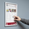 Health & Safety Law Poster (420 x 594mm) Supplied with Silver Frame