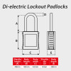 Safety Lockout Padlocks, Nylon Shackle, Yellow (each)