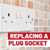 13 Amp 2 Gang Switched Wall Socket