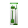 Shadow Board Cleaning Station With Lean Stand, Stocked With Hooks, Style A Green, (600mm x 2000mm)