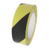 Black and Yellow Stripes Floor Marking Tape (50mm x 33m)