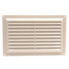 Plastic Louvre Vent - White - 229 x 152mm