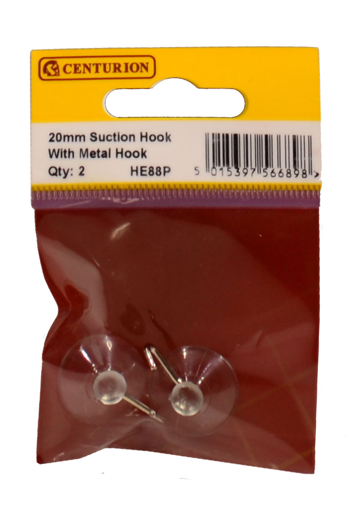 Centurion - Hardware / Plastic Suction Hooks and Holders