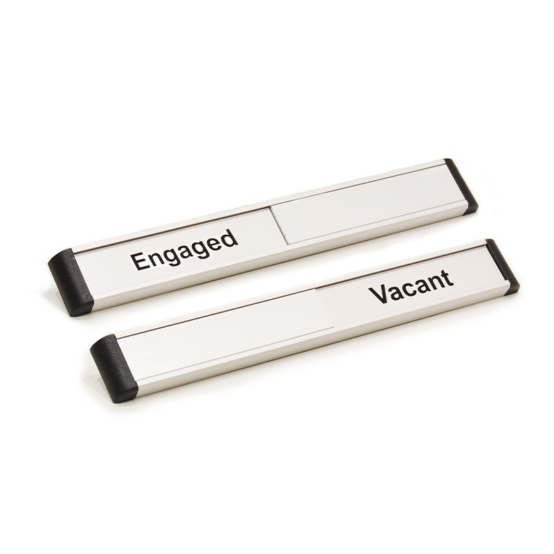 Centurion - Vacant/Engaged' Door Slider System, (220mm x 30mm)