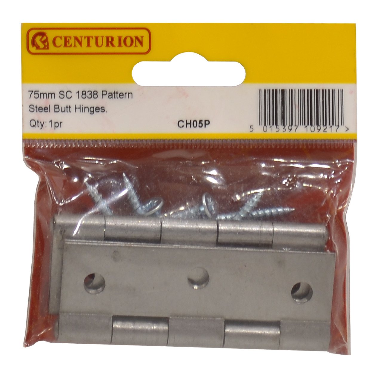 Centurion Steel Butt Hinges 75mm 1857