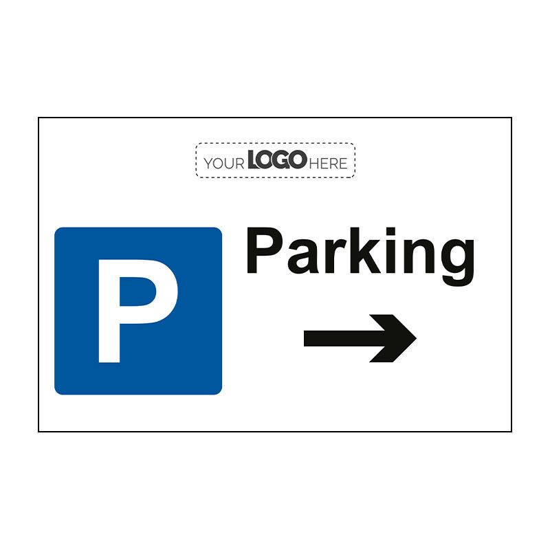 Centurion Construction Sign Parking Arrow Right Crx 600 X 400mm 4391