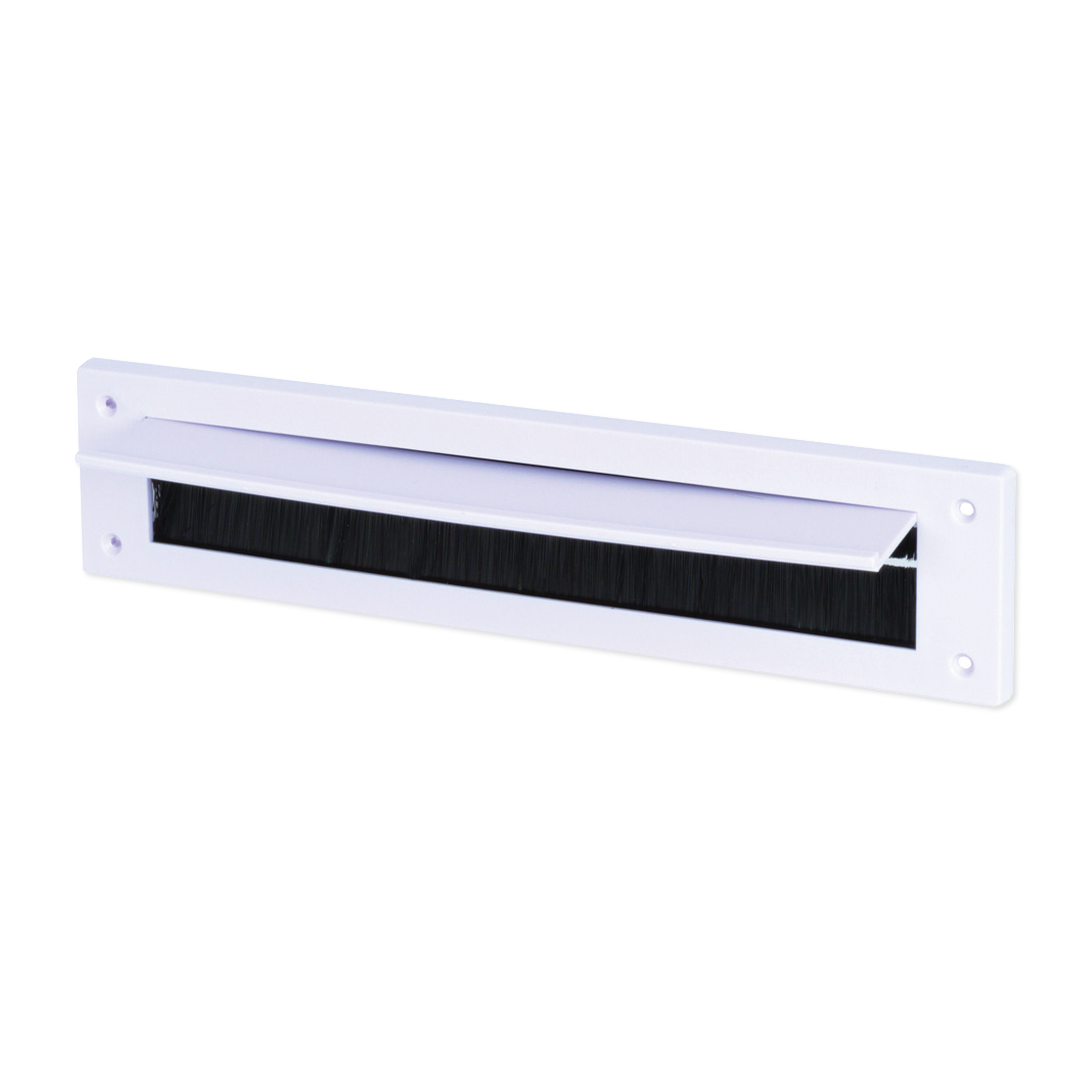 Centurion Warmseal Letterbox Draught Excluder With Flap White 43mm   G61201 