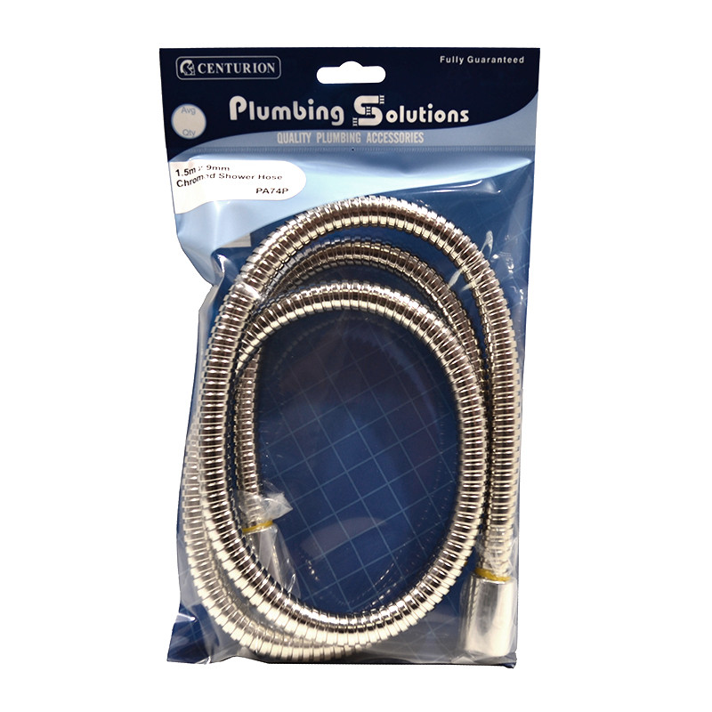 Centurion Chrome Plated Flexible Shower Hose, 1.5m