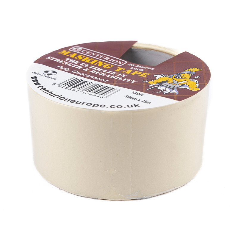 Centurion Masking Tape 50mm X 25m Roll